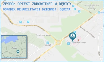 OŚRODEK REHABILITACJI DZIENNEJ - ZESPÓŁ OPIEKI ZDROWOTNEJ W DĘBICY - UL. KRAKOWSKA 91,  DĘBICA