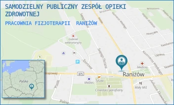 PRACOWNIA FIZJOTERAPII - SAMODZIELNY PUBLICZNY ZESPÓŁ OPIEKI ZDROWOTNEJ - UL. WOLSKA 3,  RANIŻÓW