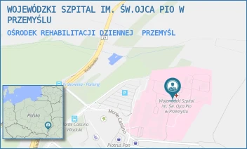 OŚRODEK REHABILITACJI DZIENNEJ - WOJEWÓDZKI SZPITAL IM. ŚW.OJCA PIO W PRZEMYŚLU - UL. MONTE CASSINO 18,  PRZEMYŚL