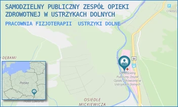 PRACOWNIA FIZJOTERAPII - SAMODZIELNY PUBLICZNY ZESPÓŁ OPIEKI ZDROWOTNEJ W USTRZYKACH DOLNYCH - UL. 29 LISTOPADA 57,  USTRZYKI DOLNE