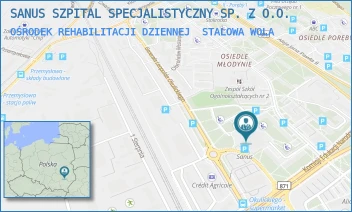 OŚRODEK REHABILITACJI DZIENNEJ - SANUS SZPITAL SPECJALISTYCZNY SP. Z O.O. - UL. WOJSKA POLSKIEGO 5,  STALOWA WOLA