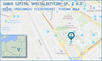 DZIAŁ (PRACOWNIA) FIZJOTERAPII - SANUS SZPITAL SPECJALISTYCZNY SP. Z O.O. - UL. WOJSKA POLSKIEGO 5,  STALOWA WOLA