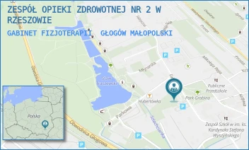 GABINET FIZJOTERAPII - ZESPÓŁ OPIEKI ZDROWOTNEJ NR 2 W RZESZOWIE - UL. FABRYCZNA 17,  GŁOGÓW MAŁOPOLSKI