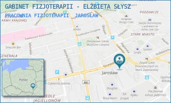 PRACOWNIA FIZJOTERAPII - GABINET FIZJOTERAPII - ELŻBIETA SŁYSZ - UL. GRUNWALDZKA 3A,  JAROSŁAW