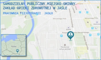 PRACOWNIA FIZJOTERAPII - SAMODZIELNY PUBLICZNY MIEJSKO-GMINNY ZAKŁAD OPIEKI ZDROWOTNEJ W JAŚLE - UL. KRZYSZTOFA KAMILA BACZYŃSKIEGO 27,  JASŁO