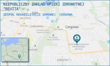 ZESPÓŁ REHABILITACJI DOMOWEJ - NIEPUBLICZNY ZAKŁAD OPIEKI ZDROWOTNEJ "REVITA" - CERGOWA 159 F,  CERGOWA