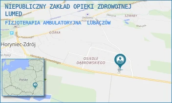 FIZJOTERAPIA AMBULATORYJNA - NIEPUBLICZNY ZAKŁAD OPIEKI ZDROWOTNEJ LUMED - UL. LEGIONÓW 4,  LUBACZÓW