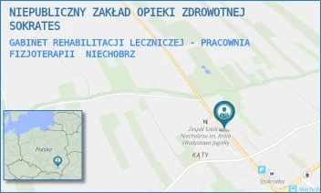 GABINET REHABILITACJI LECZNICZEJ - PRACOWNIA FIZJOTERAPII - NIEPUBLICZNY ZAKŁAD OPIEKI ZDROWOTNEJ SOKRATES - NIECHOBRZ 795,  NIECHOBRZ