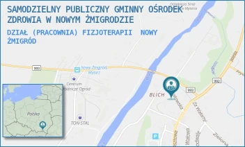 DZIAŁ (PRACOWNIA) FIZJOTERAPII - SAMODZIELNY PUBLICZNY GMINNY OŚRODEK ZDROWIA W NOWYM ŻMIGRODZIE - UL. KRAKOWSKA 11,  NOWY ŻMIGRÓD