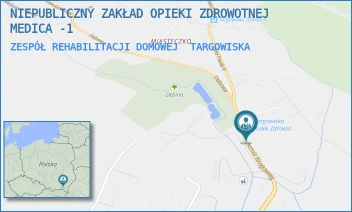 ZESPÓŁ REHABILITACJI DOMOWEJ - NIEPUBLICZNY ZAKŁAD OPIEKI ZDROWOTNEJ MEDICA -1 - UL. ARMII KRAJOWEJ 25,  TARGOWISKA