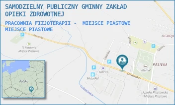 PRACOWNIA FIZJOTERAPII -  MIEJSCE PIASTOWE - SAMODZIELNY PUBLICZNY GMINNY ZAKŁAD OPIEKI ZDROWOTNEJ - UL. DWORSKA 14,  MIEJSCE PIASTOWE