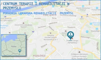 PORADNIA LEKARSKA REHABILITACJI - CENTRUM TERAPII I REHABILITACJI W PRZEMYŚLU - UL. KSIĘDZA JERZEGO POPIEŁUSZKI 5,  PRZEMYŚL