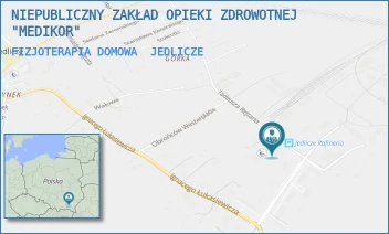 FIZJOTERAPIA DOMOWA - NIEPUBLICZNY ZAKŁAD OPIEKI ZDROWOTNEJ "MEDIKOR" - UL. TADEUSZA REJTANA 38 B,  JEDLICZE