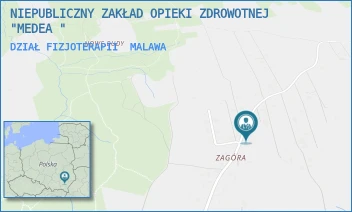 DZIAŁ FIZJOTERAPII - NIEPUBLICZNY ZAKŁAD OPIEKI ZDROWOTNEJ "MEDEA " - MALAWA 980A,  MALAWA