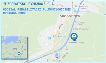 ODDZIAŁ REHABILITACJI PULMONOLOGICZNEJ - "UZDROWISKO RYMANÓW" S.A. - UL. PARKOWA 5,  RYMANÓW-ZDRÓJ