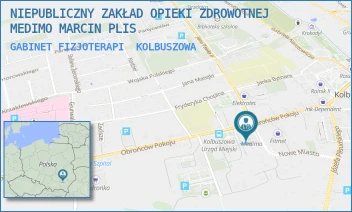 GABINET FIZJOTERAPI - NIEPUBLICZNY ZAKŁAD OPIEKI ZDROWOTNEJ MEDIMO MARCIN PLIS - UL. NOWE MIASTO 51,  KOLBUSZOWA