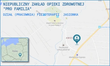 DZIAŁ (PRACOWNIA) FIZJOTERAPII - NIEPUBLICZNY ZAKŁAD OPIEKI ZDROWOTNEJ "PRO FAMILIA" - JASIONKA 593,  JASIONKA