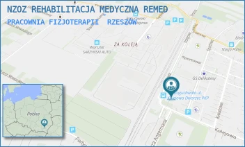 PRACOWNIA FIZJOTERAPII - NZOZ REHABILITACJA MEDYCZNA REMED - UL. KOLEJOWA 8/1AB,  RZESZÓW