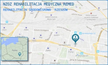 REHABILITACJA ŚRODOWISKOWA - NZOZ REHABILITACJA MEDYCZNA REMED - UL. KOLEJOWA 8/1AB,  RZESZÓW
