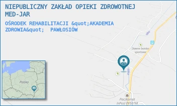OŚRODEK REHABILITACJI "AKADEMIA ZDROWIA" - NIEPUBLICZNY ZAKŁAD OPIEKI ZDROWOTNEJ MED-JAR - PAWŁOSIÓW 62,  PAWŁOSIÓW