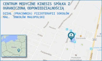 DZIAŁ (PRACOWNIA) FIZJOTERAPII SOKOŁÓW MAŁ. - CENTRUM MEDYCZNE KINESIS SPÓŁKA Z OGRANICZONĄ ODPOWIEDZIALNOŚCIĄ - UL. UL. PILECKICH 5,  SOKOŁÓW MAŁOPOLSKI