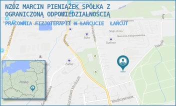 PRACOWNIA FIZJOTERAPII W ŁAŃCUCIE - NZOZ MARCIN PIENIĄŻEK SPÓŁKA Z OGRANICZONĄ ODPOWIEDZIALNOŚCIĄ - UL. PIEKARSKA 3,  ŁAŃCUT