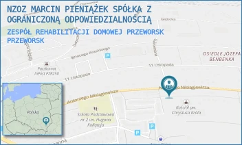 ZESPÓŁ REHABILITACJI DOMOWEJ PRZEWORSK - NZOZ MARCIN PIENIĄŻEK SPÓŁKA Z OGRANICZONĄ ODPOWIEDZIALNOŚCIĄ - UL. MISIĄGIEWICZA 28,  PRZEWORSK