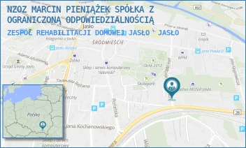 ZESPÓŁ REHABILITACJI DOMOWEJ JASŁO - NZOZ MARCIN PIENIĄŻEK SPÓŁKA Z OGRANICZONĄ ODPOWIEDZIALNOŚCIĄ - UL. JANA I JĘDRZEJA ŚNIADECKICH 17/1,  JASŁO