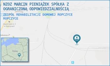 ZESPÓŁ REHABILITACJI DOMOWEJ ROPCZYCE - NZOZ MARCIN PIENIĄŻEK SPÓŁKA Z OGRANICZONĄ ODPOWIEDZIALNOŚCIĄ - UL. PRZEMYSŁOWA 15,  ROPCZYCE
