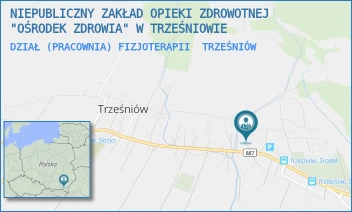 DZIAŁ (PRACOWNIA) FIZJOTERAPII - NIEPUBLICZNY ZAKŁAD OPIEKI ZDROWOTNEJ "OŚRODEK ZDROWIA" W TRZEŚNIOWIE - 90,  TRZEŚNIÓW