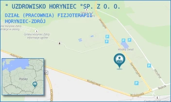 DZIAŁ (PRACOWNIA) FIZJOTERAPII - " UZDROWISKO HORYNIEC "SP. Z O. O. - UL. SANATORYJNA 3,  HORYNIEC-ZDRÓJ