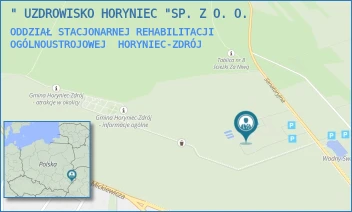 ODDZIAŁ STACJONARNEJ REHABILITACJI OGÓLNOUSTROJOWEJ - " UZDROWISKO HORYNIEC "SP. Z O. O. - UL. SANATORYJNA 5,  HORYNIEC-ZDRÓJ