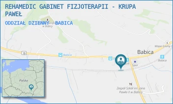 ODDZIAŁ DZIENNY - REHAMEDIC GABINET FIZJOTERAPII - KRUPA PAWEŁ - BABICA 99,  BABICA