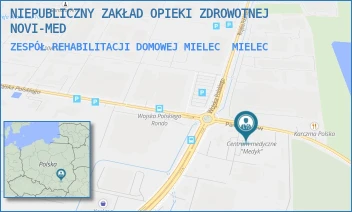 ZESPÓŁ REHABILITACJI DOMOWEJ MIELEC - NIEPUBLICZNY ZAKŁAD OPIEKI ZDROWOTNEJ NOVI-MED - UL. PARTYZANTÓW 21,  MIELEC