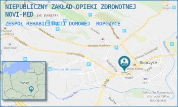 ZESPÓŁ REHABILITACJI DOMOWEJ - NIEPUBLICZNY ZAKŁAD OPIEKI ZDROWOTNEJ NOVI-MED - UL. GRUNWALDZKA 2/30,  ROPCZYCE