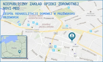 ZESPÓŁ REHABILITACJI DOMOWEJ W PRZEWORSKU - NIEPUBLICZNY ZAKŁAD OPIEKI ZDROWOTNEJ NOVI-MED - UL. TADEUSZA KOŚCIUSZKI 2A,  PRZEWORSK