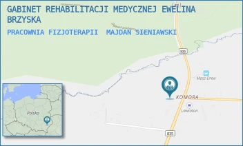 PRACOWNIA FIZJOTERAPII - GABINET REHABILITACJI MEDYCZNEJ EWELINA BRZYSKA - MAJDAN SIENIAWSKI 84A,  MAJDAN SIENIAWSKI