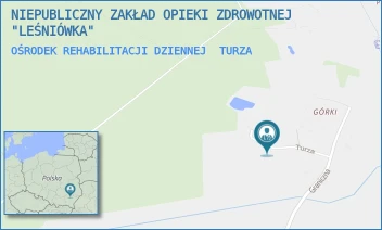 OŚRODEK REHABILITACJI DZIENNEJ - NIEPUBLICZNY ZAKŁAD OPIEKI ZDROWOTNEJ "LEŚNIÓWKA" - TURZA 242,  TURZA