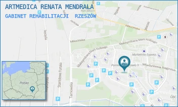 GABINET REHABILITACJI - ARTMEDICA RENATA MENDRALA - UL. PRYMASA 1000-LECIA 7E,  RZESZÓW