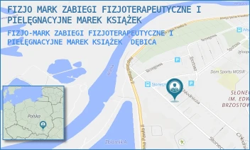 FIZJO-MARK ZABIEGI FIZJOTERAPEUTYCZNE I PIELĘGNACYJNE MAREK KSIĄŻEK - FIZJO MARK ZABIEGI FIZJOTERAPEUTYCZNE I PIELĘGNACYJNE MAREK KSIĄŻEK - UL. SŁONECZNA 96,  DĘBICA