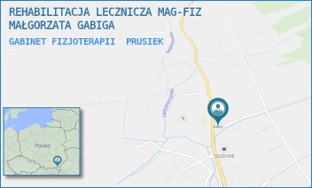 GABINET FIZJOTERAPII - REHABILITACJA LECZNICZA MAG-FIZ MAŁGORZATA GABIGA - UL. PRUSIEK 44,  PRUSIEK