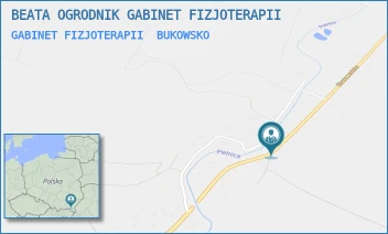 GABINET FIZJOTERAPII - BEATA OGRODNIK GABINET FIZJOTERAPII - UL. BIESZCZADZKA 4,  BUKOWSKO