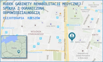 FIZJOTERAPIA - RUDEK GABINETY REHABILITACJI MEDYCZNEJ SPÓŁKA Z OGRANICZONĄ ODPOWIEDZIALNOŚCIĄ - UL. SZARYCH SZEREGÓW 5,  RZESZÓW