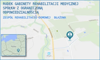 ZESPÓŁ REHABILITACJI DOMOWEJ - RUDEK GABINETY REHABILITACJI MEDYCZNEJ SPÓŁKA Z OGRANICZONĄ ODPOWIEDZIALNOŚCIĄ - UL. MYŚLIWSKA 18,  BŁAŻOWA