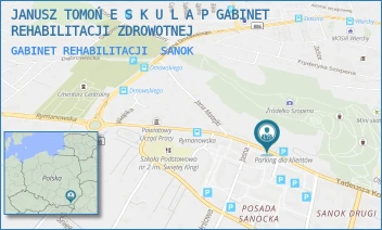 GABINET REHABILITACJI - JANUSZ TOMOŃ E S K U L A P GABINET REHABILITACJI ZDROWOTNEJ - KOŚCIUSZKI 58,  SANOK