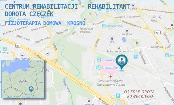 FIZJOTERAPIA DOMOWA - CENTRUM REHABILITACJI - REHABILITANT DOROTA CZĘCZEK - UL. GRODZKA 45C,  KROSNO