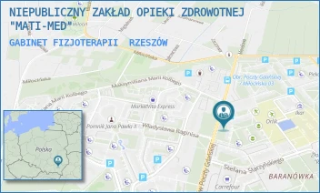GABINET FIZJOTERAPII - NIEPUBLICZNY ZAKŁAD OPIEKI ZDROWOTNEJ "MATI-MED" - STARZYŃSKIEGO 5 A,  RZESZÓW