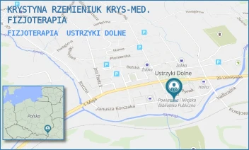 FIZJOTERAPIA - KRYSTYNA RZEMIENIUK KRYS-MED. FIZJOTERAPIA - UL. RYNEK 6,  USTRZYKI DOLNE