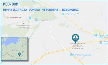 REHABILITACJA DOMOWA NIECHOBRZ - MED-DOM - NIECHOBRZ 972,  NIECHOBRZ