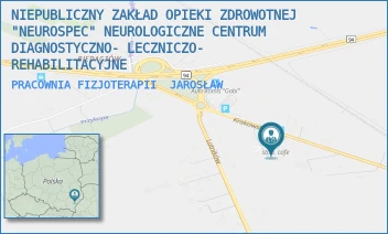 PRACOWNIA FIZJOTERAPII - NIEPUBLICZNY ZAKŁAD OPIEKI ZDROWOTNEJ "NEUROSPEC" NEUROLOGICZNE CENTRUM DIAGNOSTYCZNO- LECZNICZO- REHABILITACYJNE - UL. KRAKOWSKA 39A,  JAROSŁAW